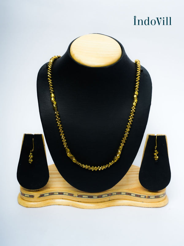 hollow circle Necklace with black thread at Rs 149, Surat