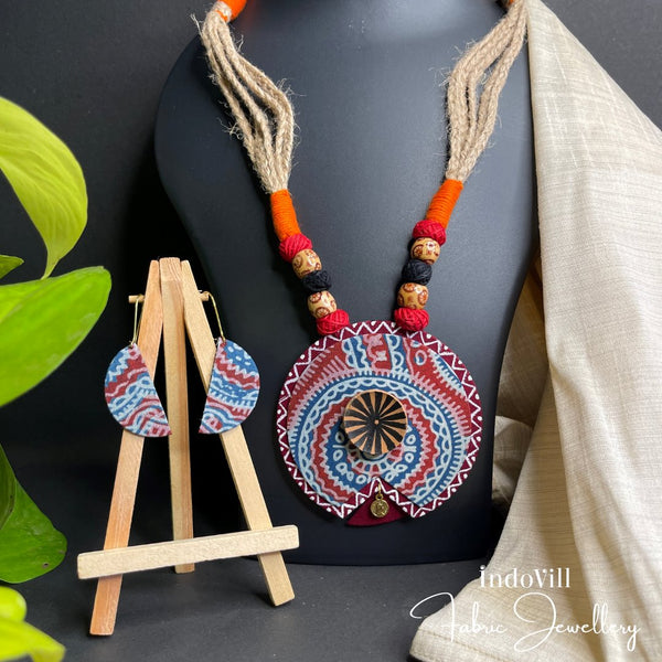 Chakra Pendent Fabric Jewellery