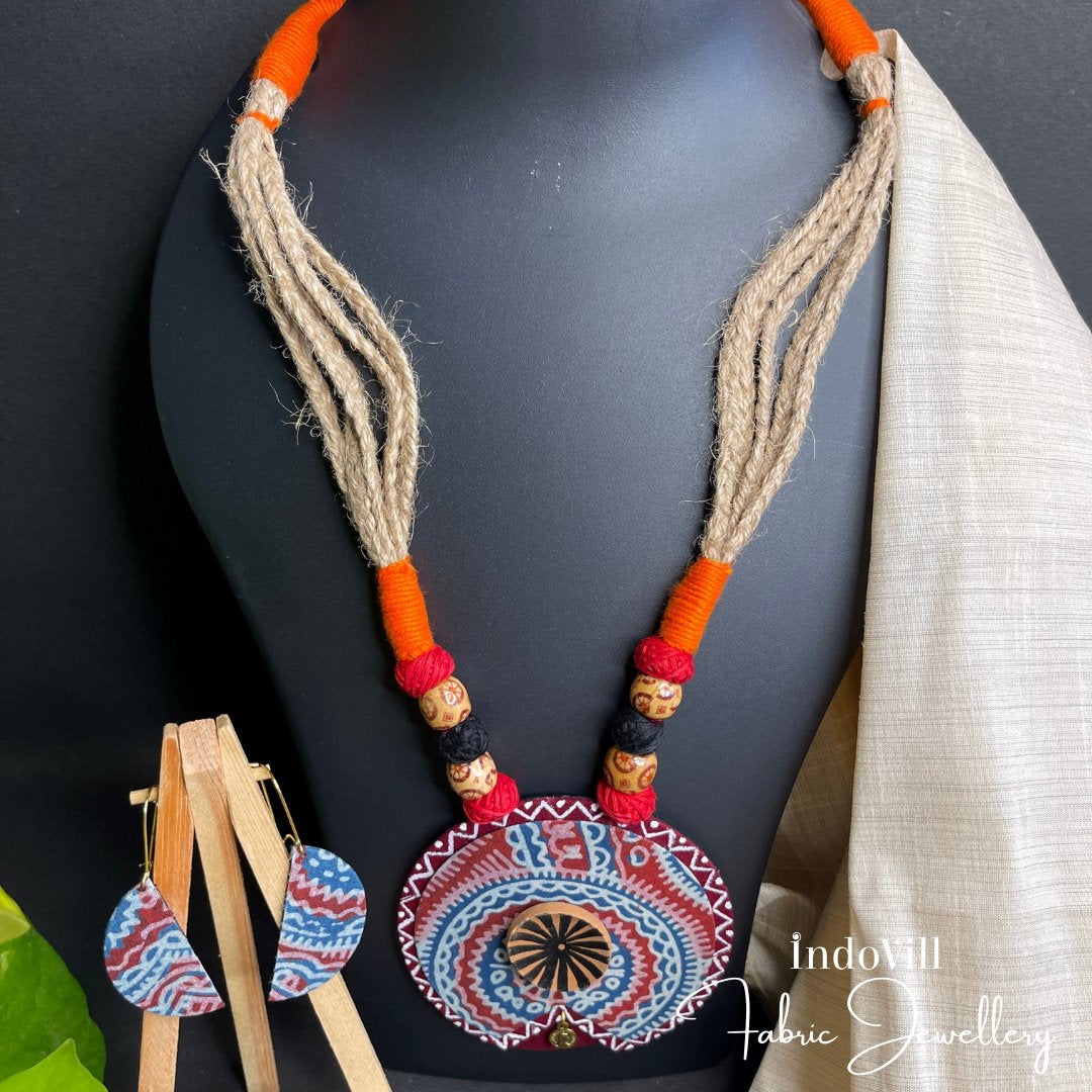Chakra Pendent Fabric Jewellery