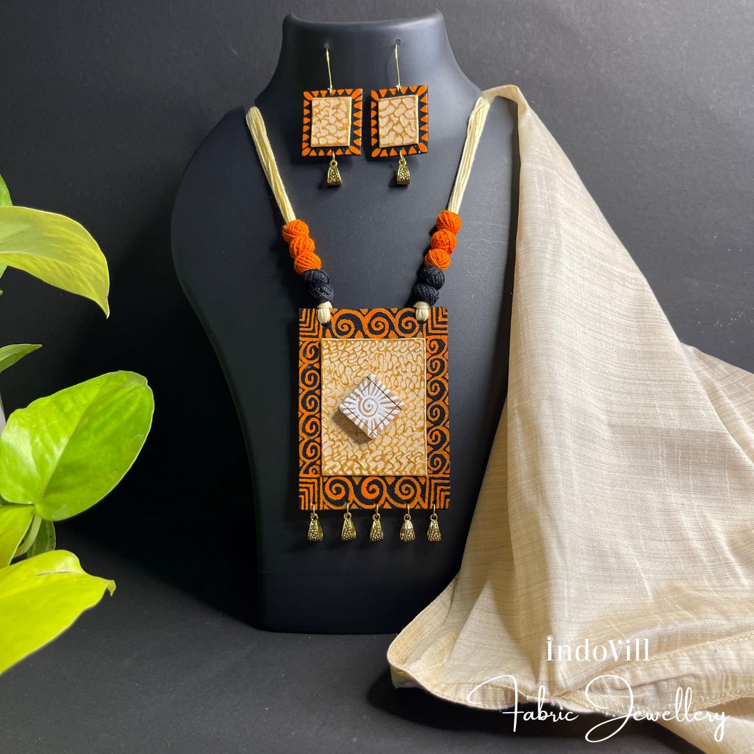 Royal Cloth Ethnic Design Fabric Jewellery