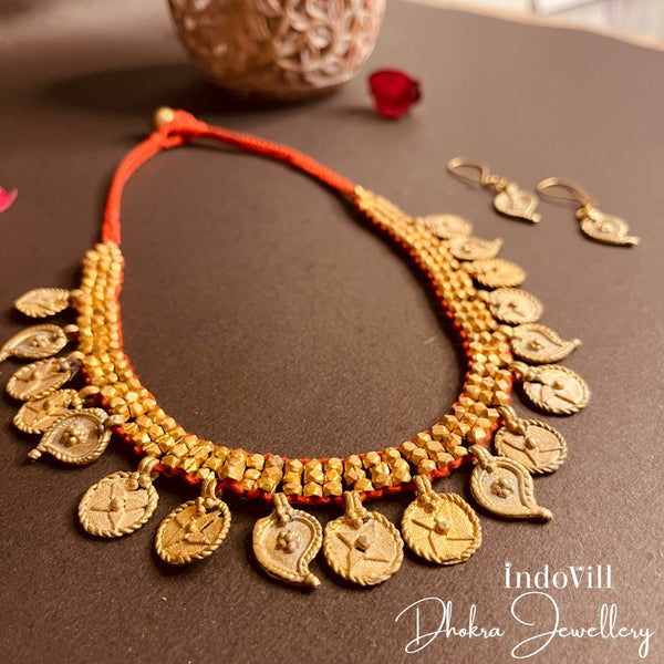 Traditional Dhokra Jewellery | Flowers Petals & Coins